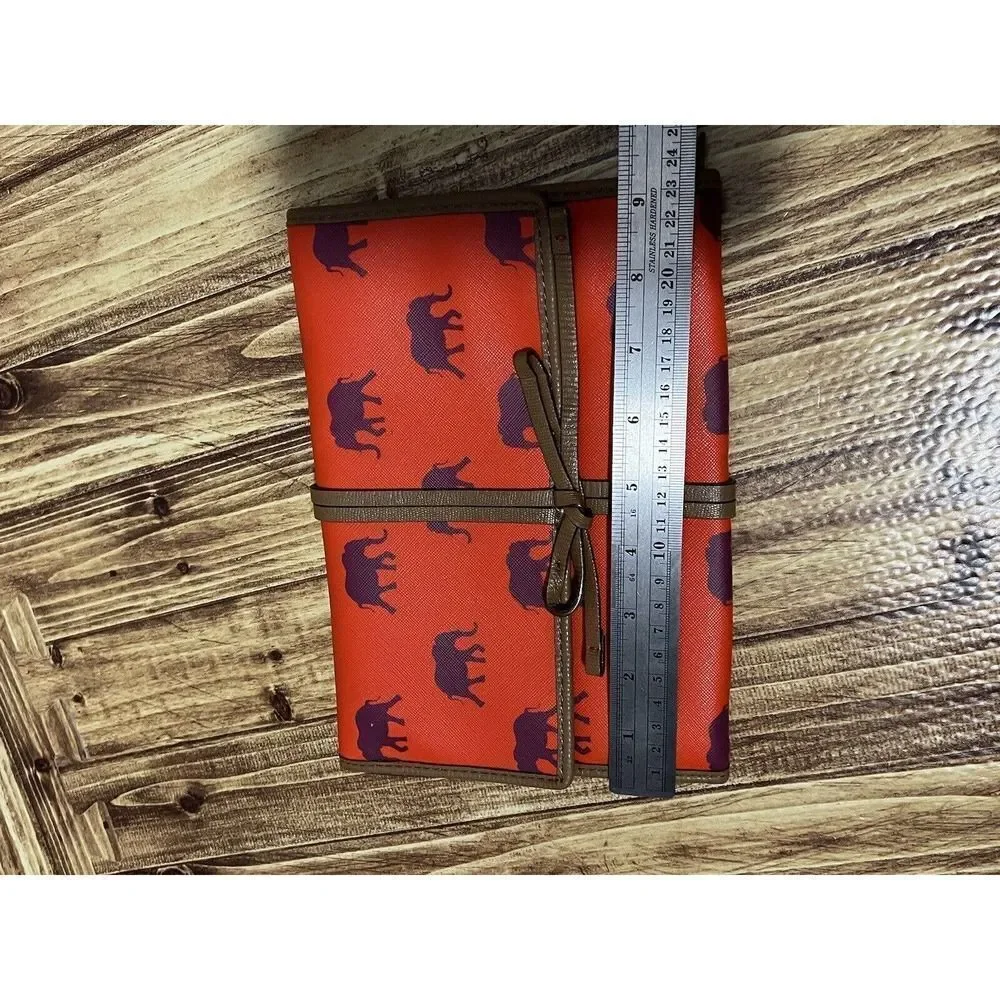 Stella & Dot Bags | Stella Dot Elephant Print Jewelry Travel Case